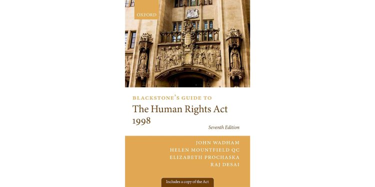 Book Introduction: “Blackstone's Guide to the Human Rights Act 1998”, By John Wadham John Wadham and Colleagues 1 Book Introduction: “Blackstone’s Guide to the Human Rights Act 1998”, By John Wadham John Wadham and Colleagues